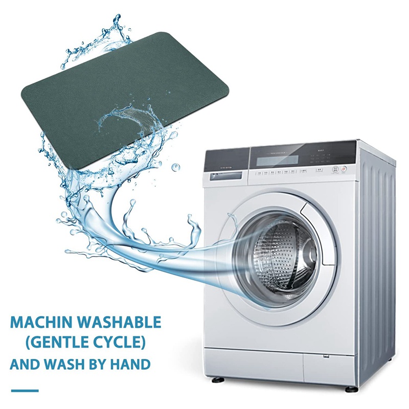 Thảm Chùi Chân Siêu Thấm Hút Nhanh Khô Tiện Dụng Cho Nhà Tắm