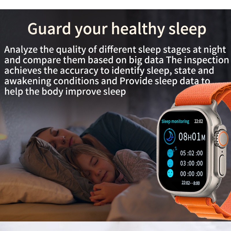 Đồng Hồ Thông Minh Agenda 8 Ultra 2023 49mm Kết Nối bluetooth 1.95 Inches