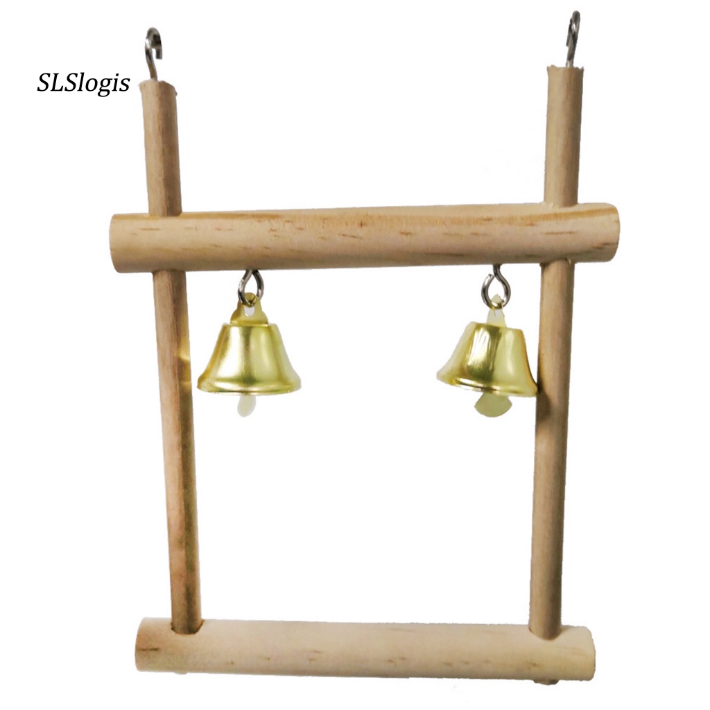 Set 8 Thang Gỗ Đồ Chơi Nhiều Màu Sắc Siêu Thú Vị Dành Cho Chim Cảnh