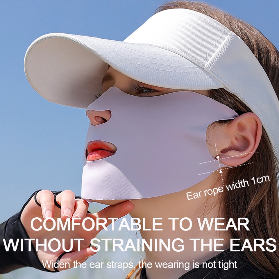 Khẩu Trang Thể Thao Che Tai Chống Tia UV Dưỡng Ẩm Thoáng Khí