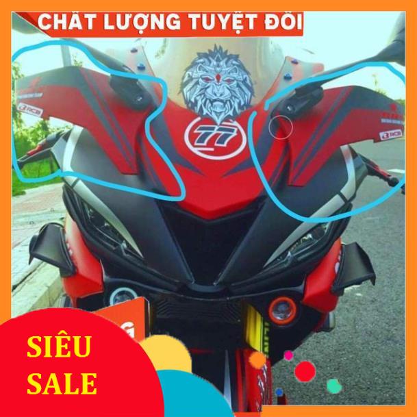 cánh gió tai gió h2r gắn chân kính hậu cho yamaha r15 r15v3 ninja 300 400 zx10r gsx cbr150 giá rẻ vô địch