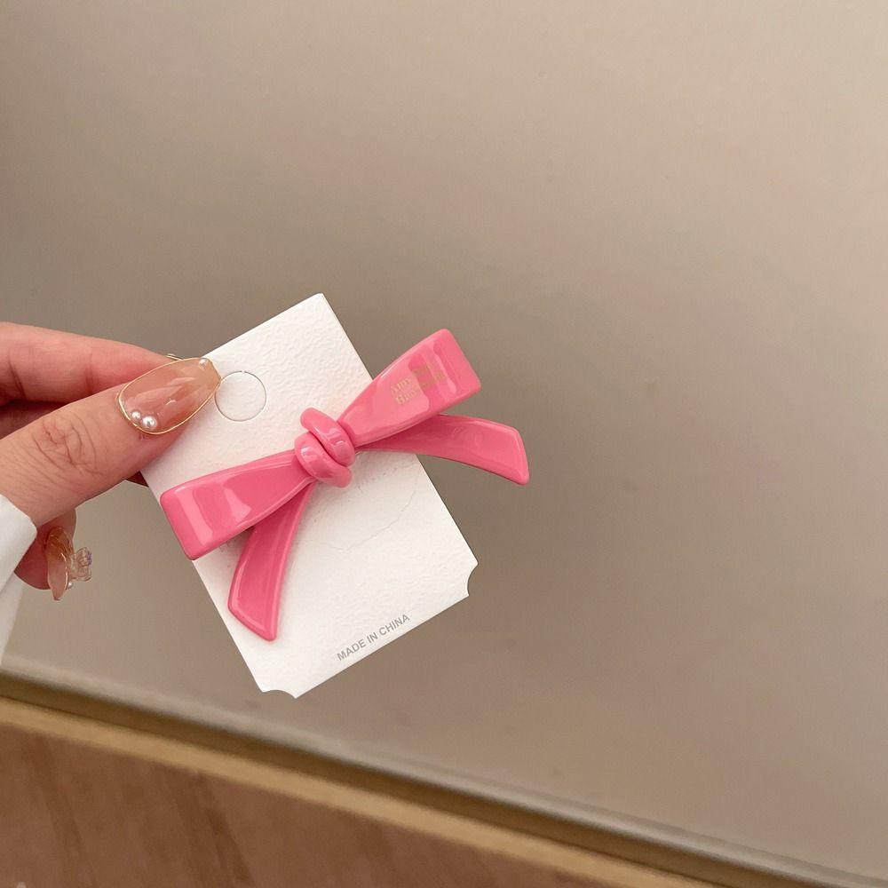 Kẹp Tóc Hình Nơ Nhỏ Xinh Xắn Phong Cách Hàn Quốc Cho Bé Gái