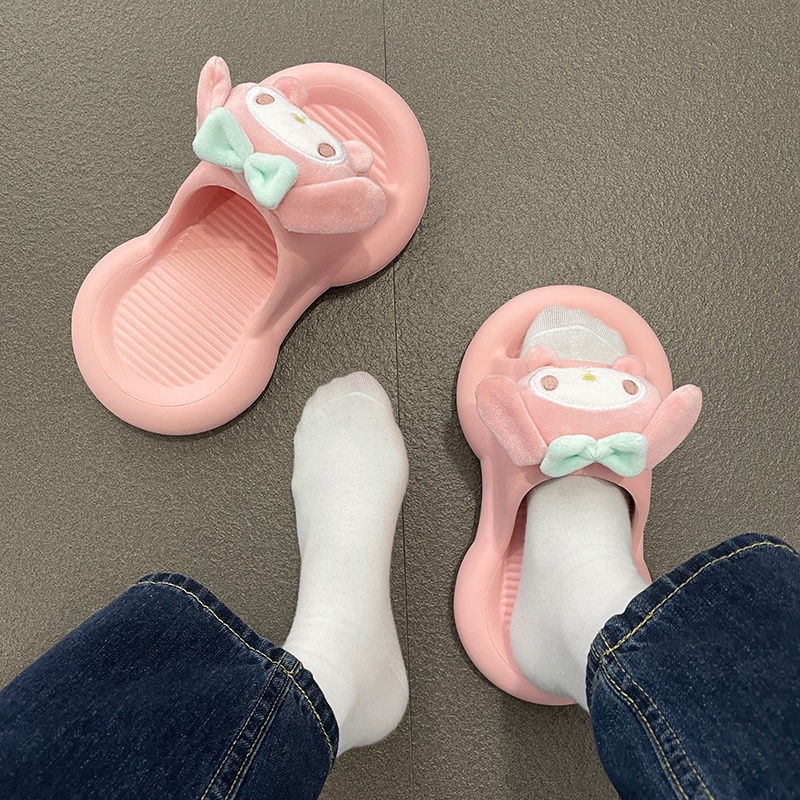 Dép Sandal Đế Dày Chống Trượt Họa Tiết Hoạt Hình Dễ Thương Thời Trang 2023 Cho Nữ