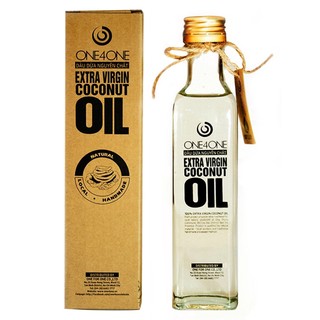 Dầu dừa nguyên chất ép lạnh one4one extra virgin coconut oil 250ml