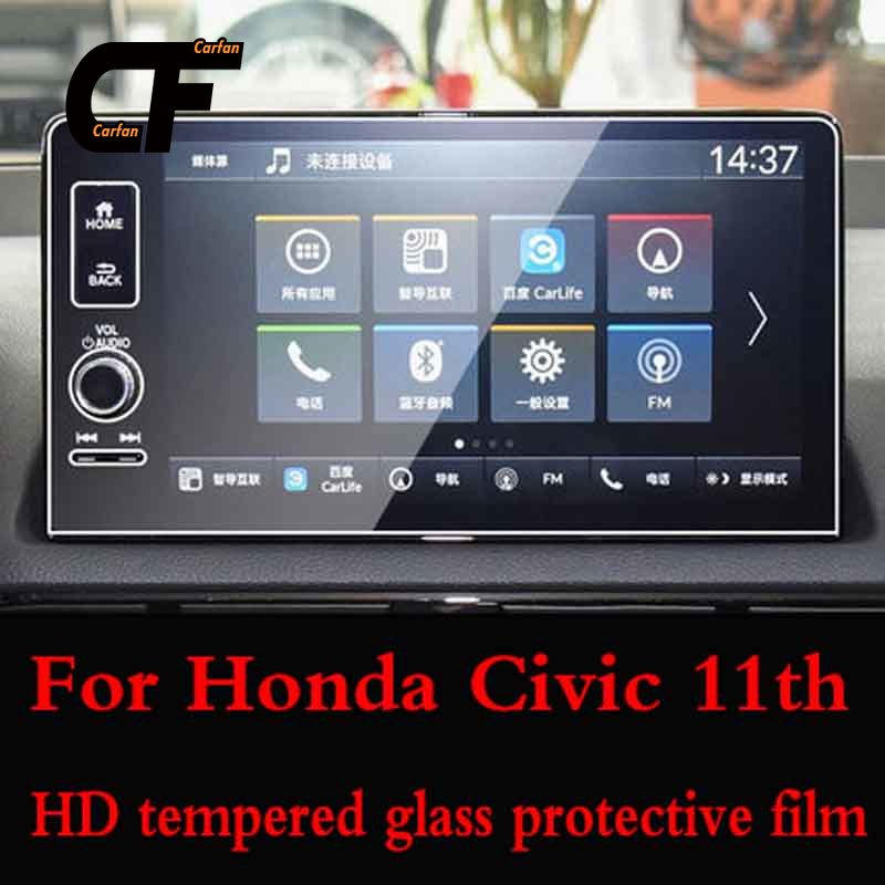Kính Cường Lực Dán Màn Hình Định Vị GPS Cho Honda Civic 2022 11th