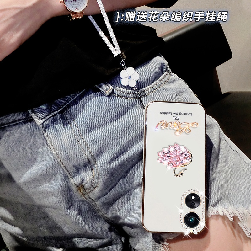 Ốp Điện Thoại Dẻo 2023 Họa Tiết Thiên Nga 3D Cho OPPO Reno8 T Reno7 Z Pro A78 A17K A17 A77 5G 4G Reno 8 8T 8Z 8Pro 7 7Z 7Pro Reno8T