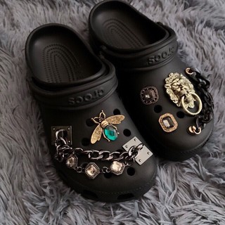 Set charm ong sư tử trang trí dép sục