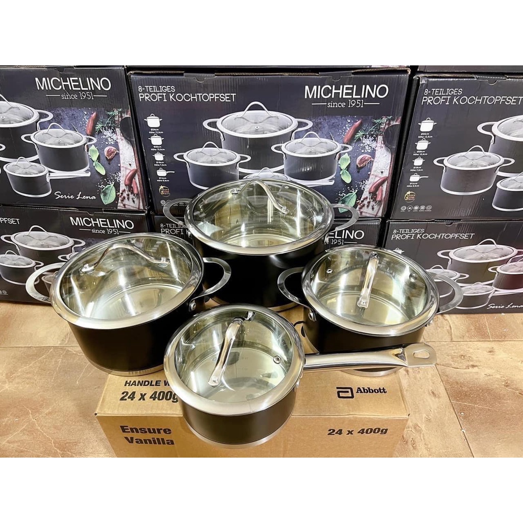 📣📣📣BỘ NỒI INOX 4 MÓN MICHELINO SINCE 1951