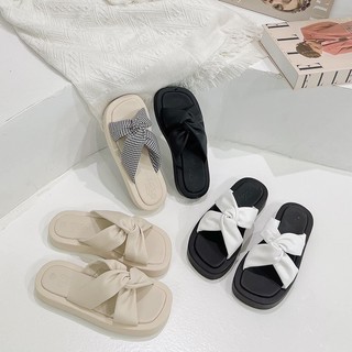 dép bánh mì nơ xoắn bigsize, size 40-44