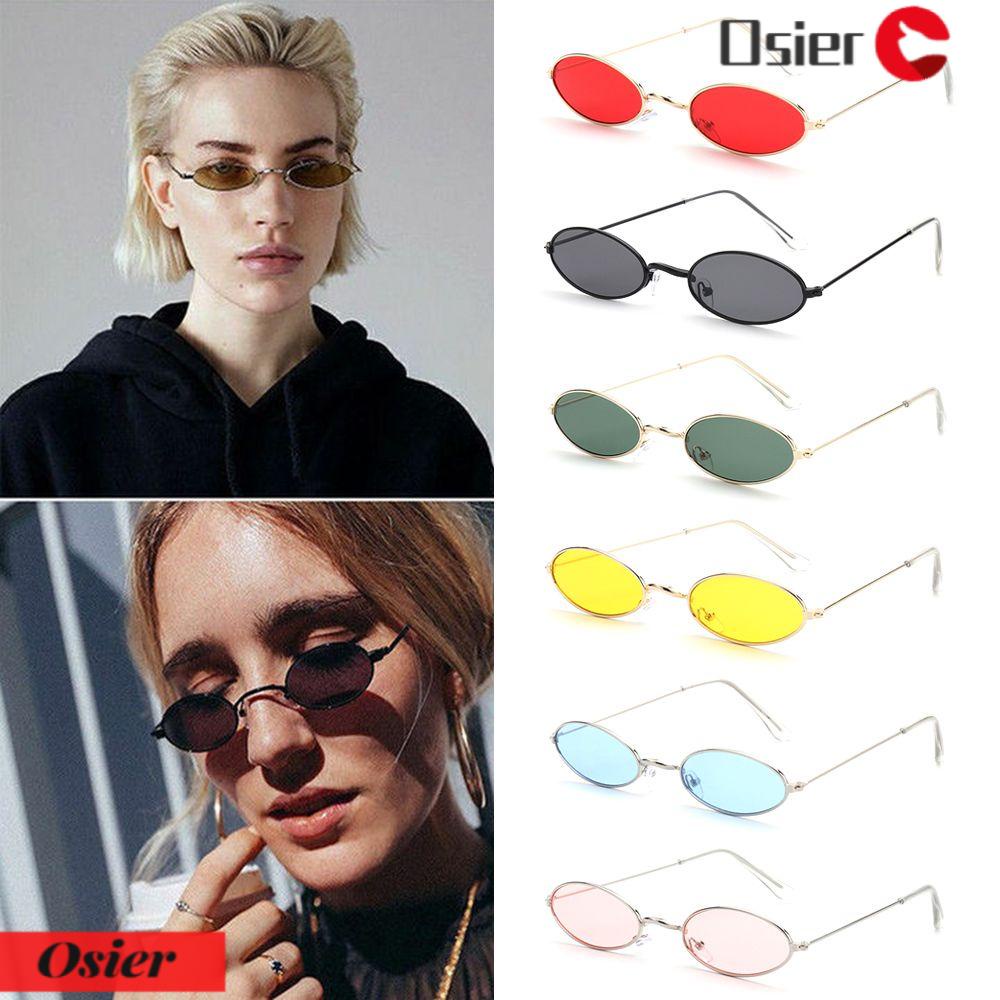 Kính Mát Hình Oval Gọng Nhỏ Thời Trang Mùa Hè 1 Cái