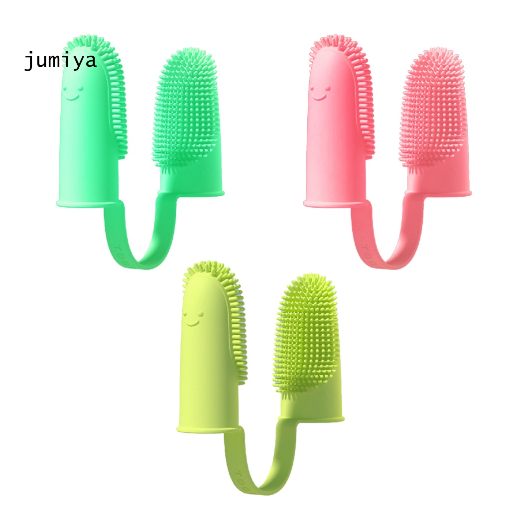 Bàn Chải Đánh Răng Lông Mềm Đeo Ngón Tay Cho Thú Cưng