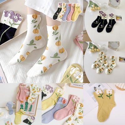 Vớ Ống Mềm Mại Thoải Mái Phong Cách Nhật Bản Cho Nữ