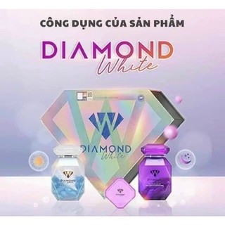 Viên Uống Trắng Da DIAMOND WHITE NGỌC TRINH - Trắng Da gấp 3 lần Beauty Plus ❤ Chính Hãng❤