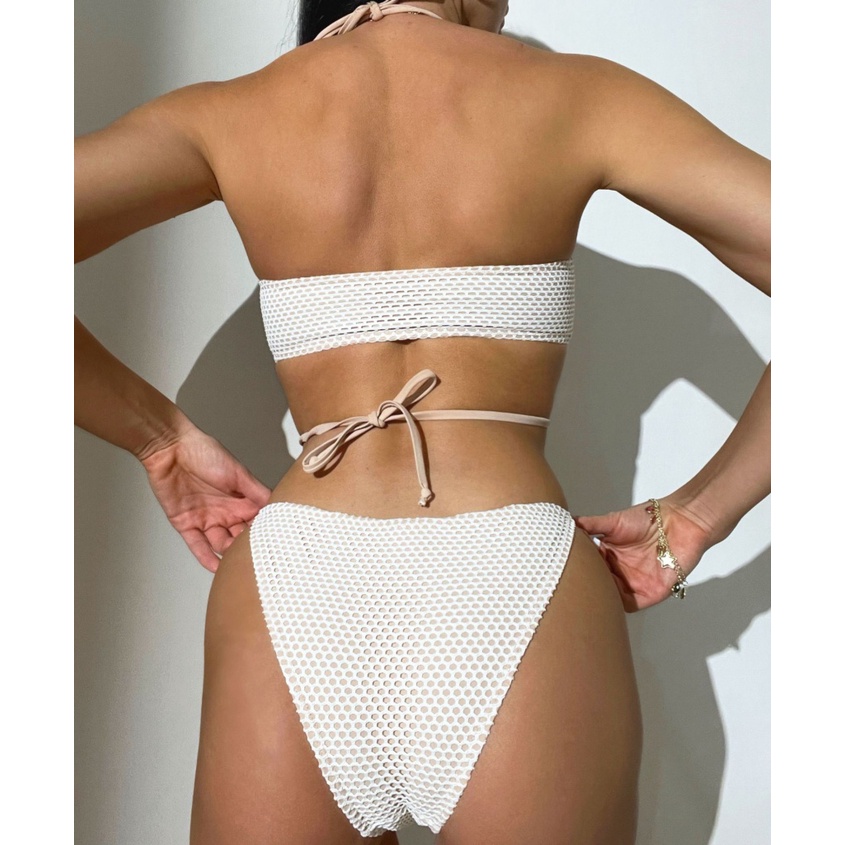 Bộ Bikini Hai Mảnh Màu Khaki H663