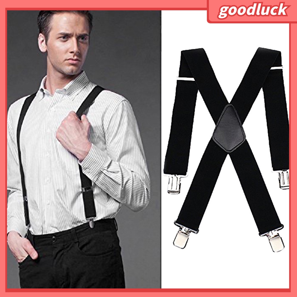 |Đồ Chơi GODK GODK Độc Đáo| Dây Đai Quần Bản Rộng X Co Giãn Có Thể Điều Chỉnh Cho Nam