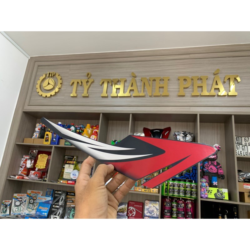 Tem bửng AB 125 Đỏ Đen 2013 Trái