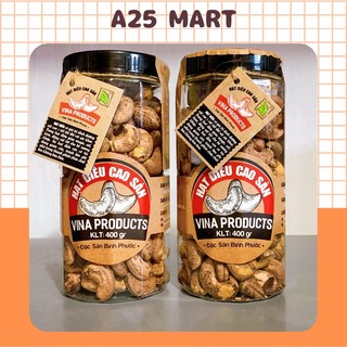 Hạt điều rang muối bình phước hộp 400g