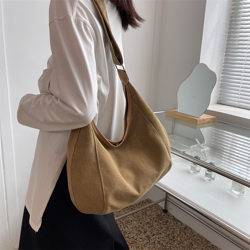 Túi Đeo Vai Sức Chứa Lớn Thiết Kế Đơn Giản Thời Trang Cho Nữ