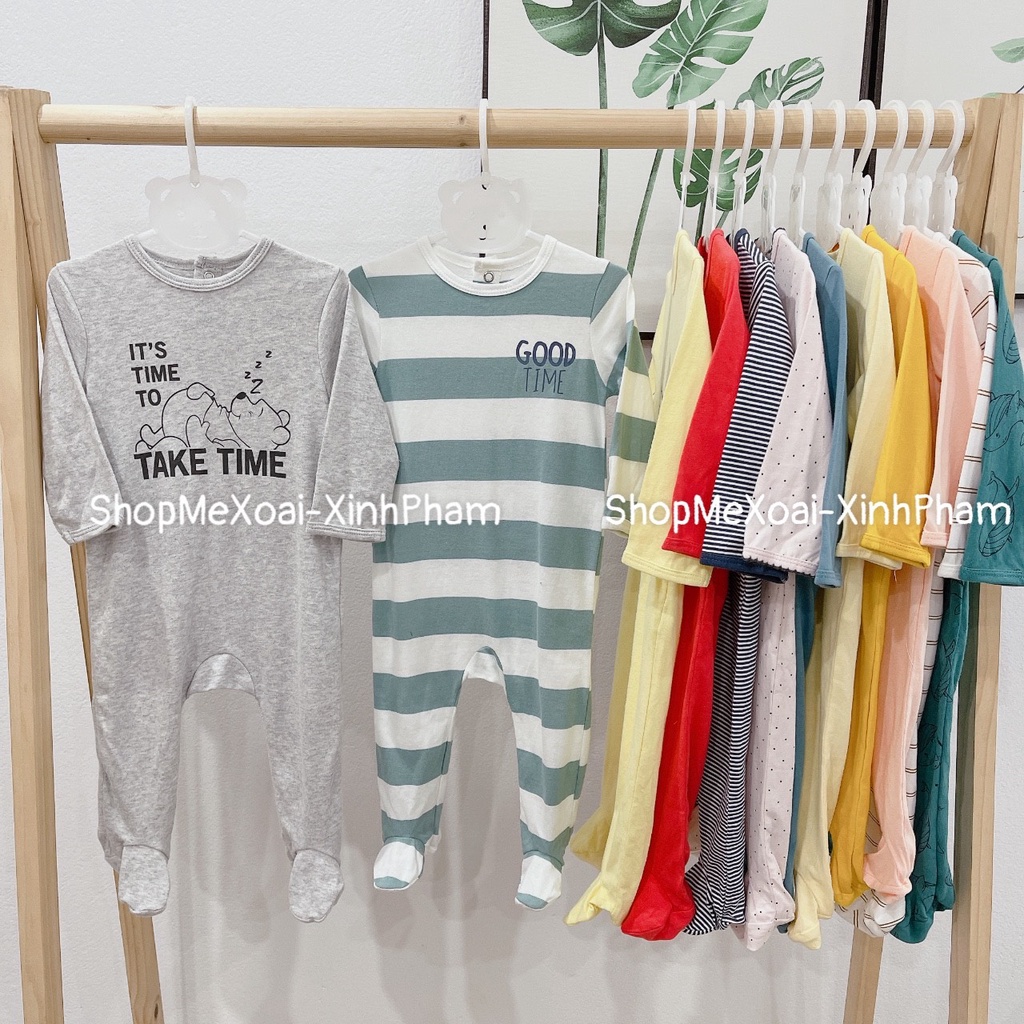 [Size 6M 5-7kg] Body sleep 100% Organic cotton hiệu KIA.BI xuất xịn hàng cao cấp