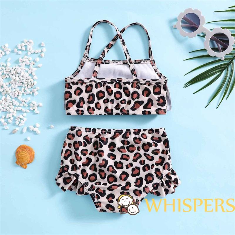 Bikini Họa Tiết Da Báo Cho Bé Từ 1-6 Tuổi