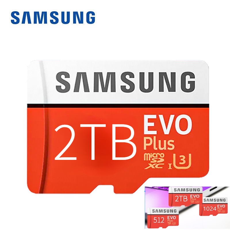 Thẻ nhớ Samsung 512GB/1TB/2TB Micro SD Card Sdhc Class 10 Mini Sdxc 4k Red