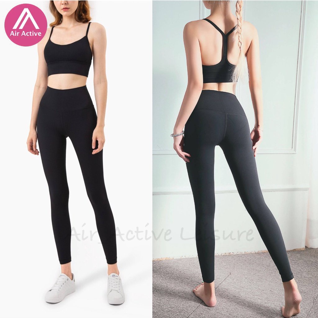 Air active Set Áo ngực thể thao và Quần lưng cao co giãn Airactive Leisure thời trang yoga cho nữ