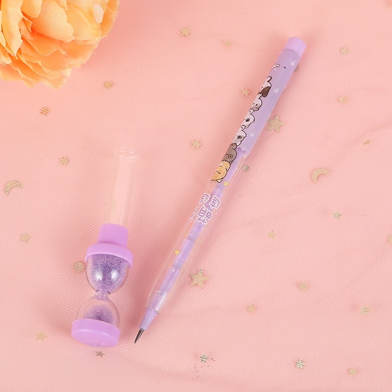 Bút chì đốt kèm đồng hồ cát