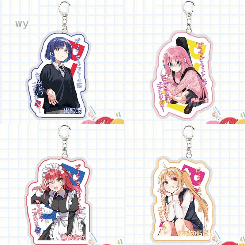 Wy BOCCHI THE ROCK! Móc Khóa Hình Nhân Vật Hoạt Hình Kawaii