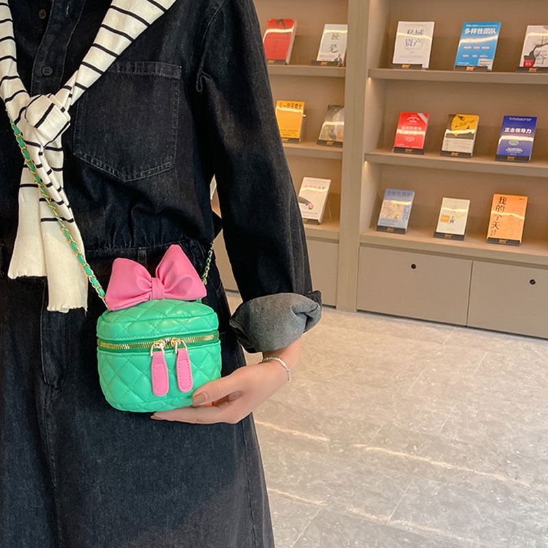 Bololo Túi Đeo Chéo Đựng Tiền Xu Phong Cách Công Chúa Thời Trang Phương Tây Cho Bé Gái