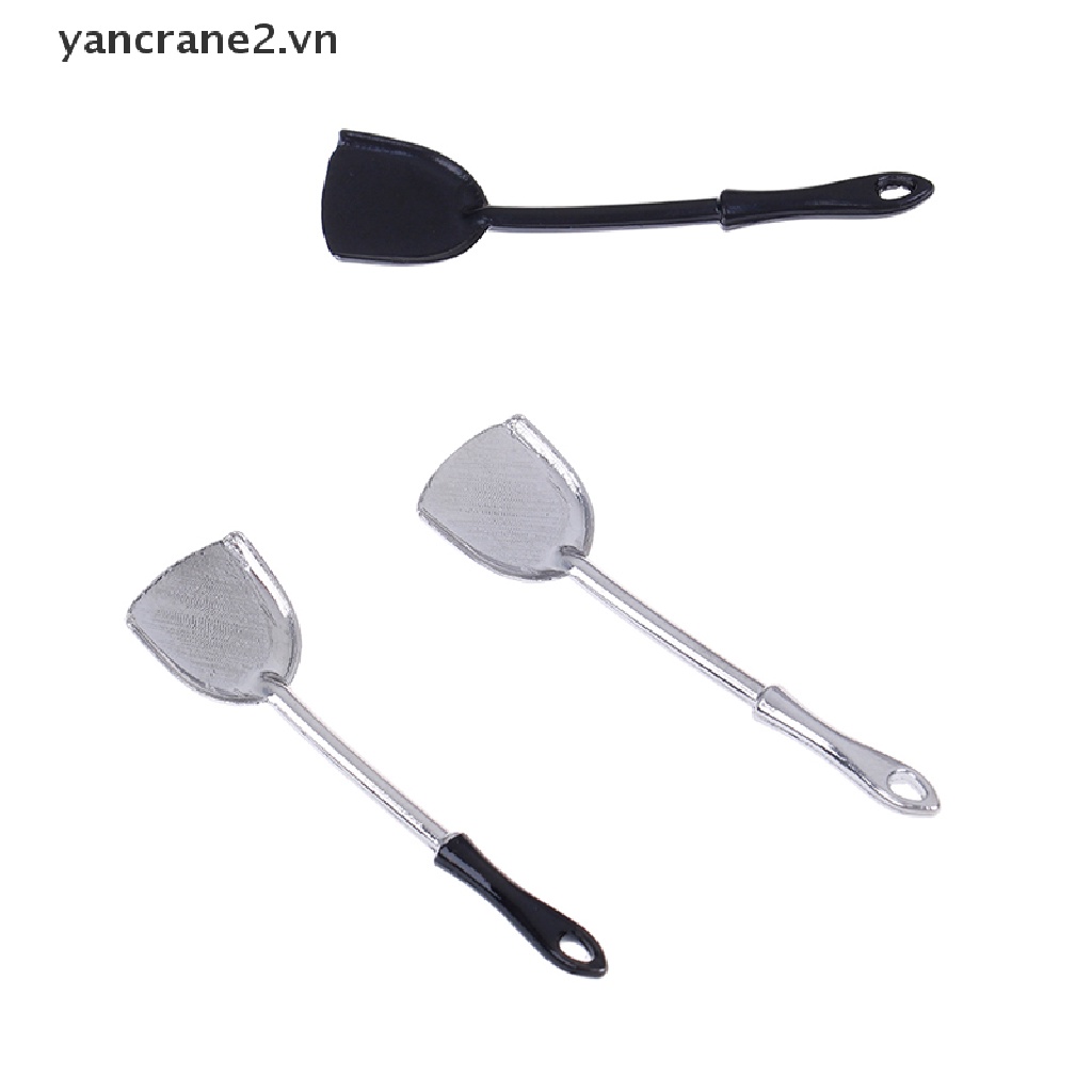 Xẻng Bếp mini Bằng Kim Loại 1: 12 Trang Trí Nhà Búp Bê {yancrane2.vn}