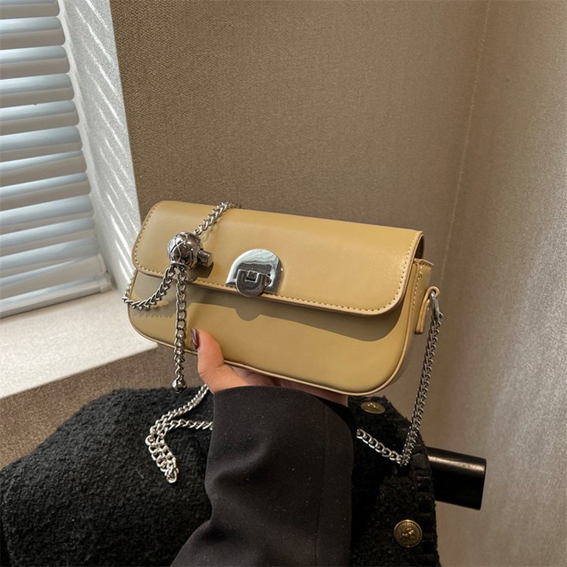 Túi Đeo Chéo Màu Sắc retro Đơn Giản Cho Nữ