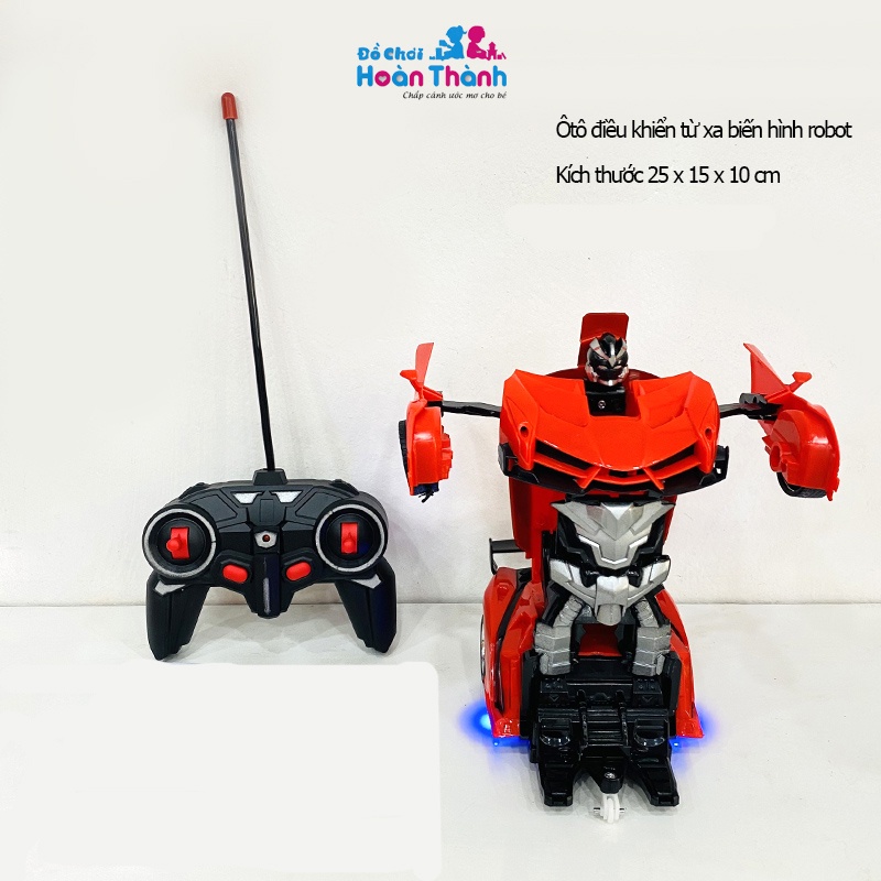 Xe oto điều khiển từ xa biến hình thành robot