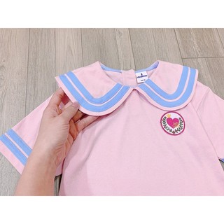 Váy cotton Jelispoon cổ sen đuôi cá
