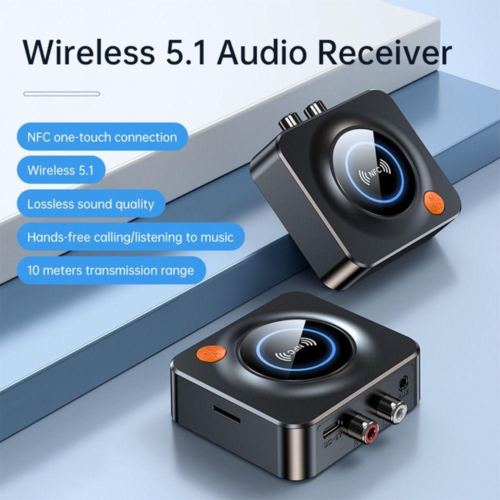 Thiết Bị Nhận Tín Hiệu Âm Thanh Bluetooth 5.1 Giắc Cắm 3.5mm
