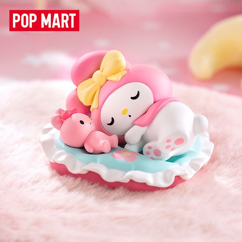 SANRIO Đồ trang trí Búp Bê Nhân Vật Kuromi Fall Asleep Series Sinh Động