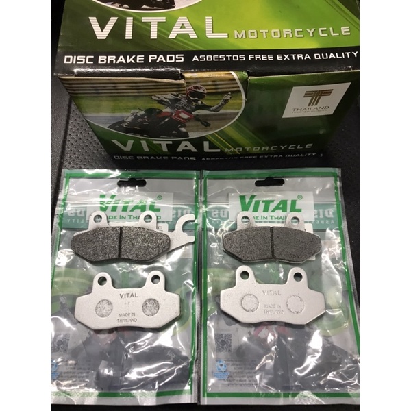 Bố thắng đĩa trước sau Brixton150 chính hãng Vital nhập thái lan