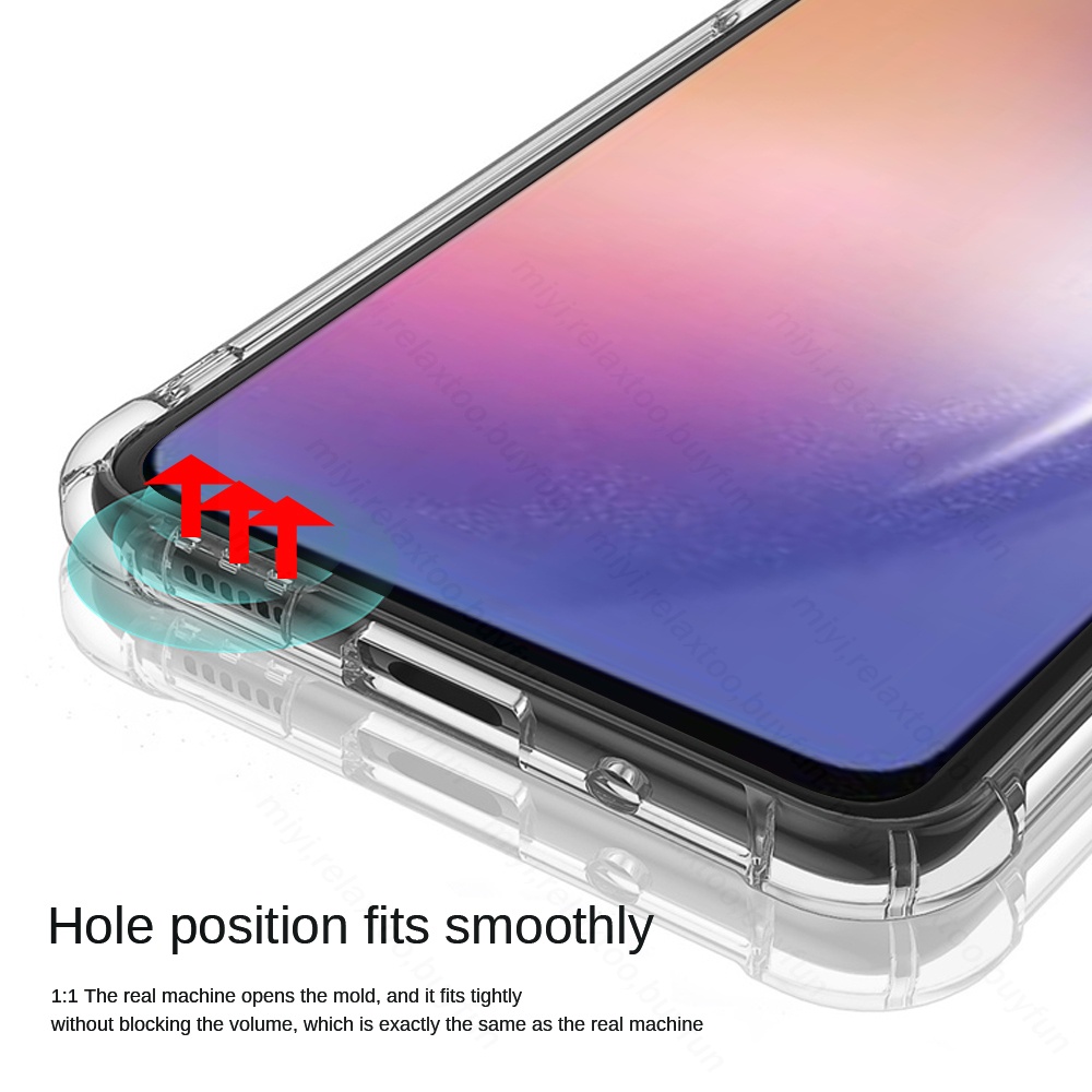 Samung A54 5G Case Transparent Soft Silicone Shockproof Bumper Fundas Para For Samsung Galaxy A54 A 54 5G 54A 2023 SM-A546B 6.4"