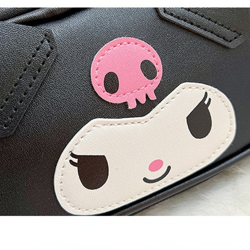 Túi Đựng Đồ Trang Điểm Cầm Tay Bằng Da PU In Hoạt Hình Melody Đáng Yêu Cho Học Sinh