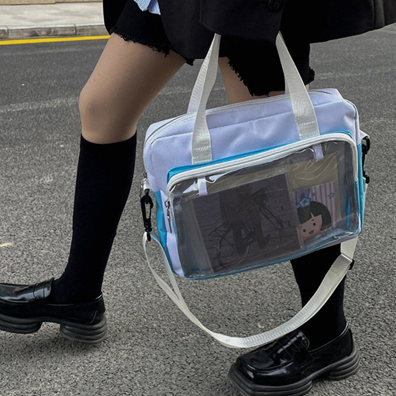 Túi Đeo Chéo Trong Suốt Phong Cách Harajuku Cho Nữ