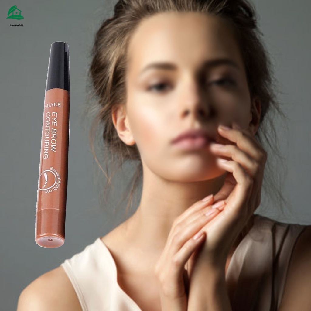 Bút Kẻ Mày Đầu 4 Ngạnh Cho Nét Vẽ Thanh Mảnh Tự Nhiên Kháng Nước Và Lâu Trôi