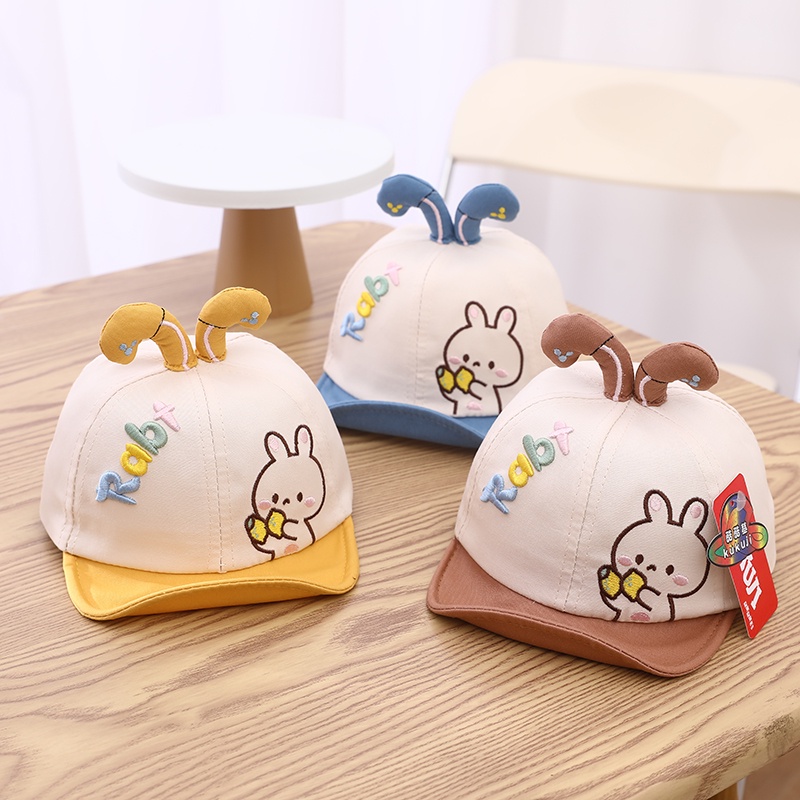 Mũ Lưỡi Trai Thêu Hình Thỏ Dễ Thương Cho Bé