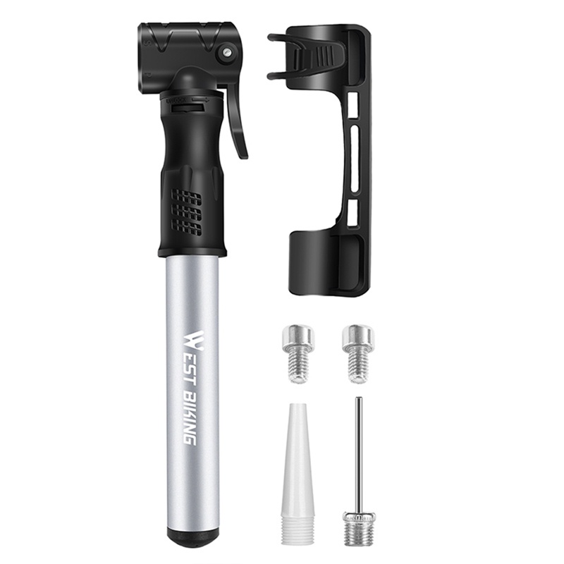 Bơm Xe Đạp Mini Cầm Tay 80-100Psi Chất Liệu Hợp Kim