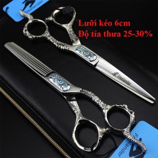 Bộ Kéo Cắt Tóc Nhật 6inch Nhập Khẩu ANZ8 [Tặng kèm bao da+lược+phụ kiện]