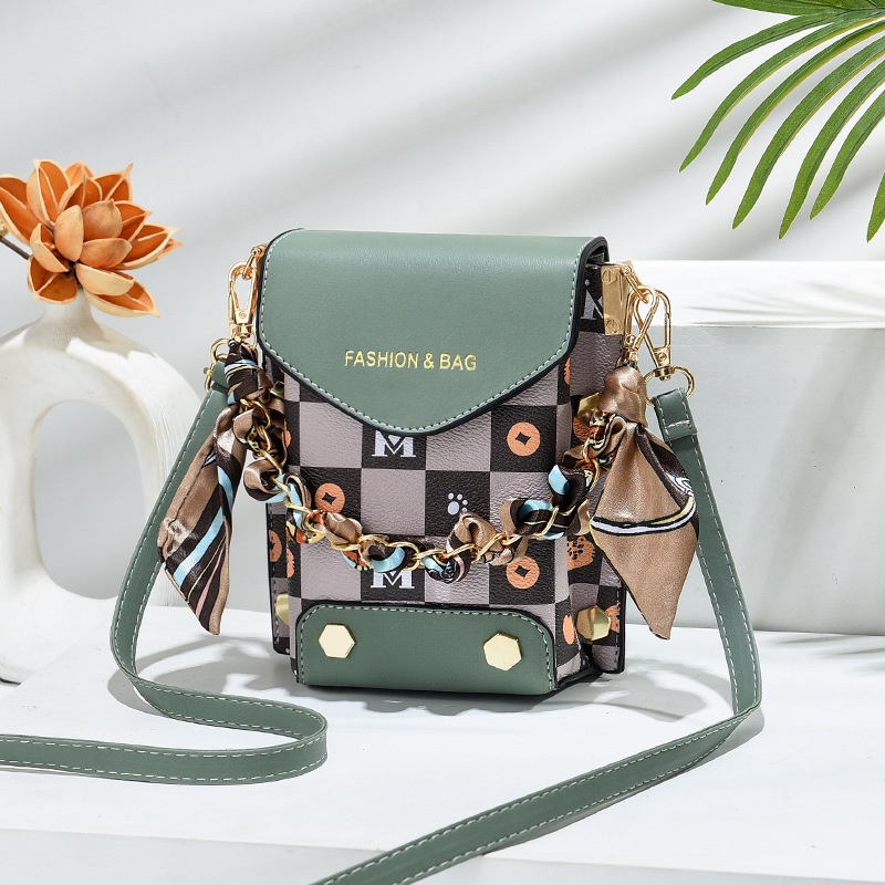 Túi Xách Đựng Điện Thoại Sức Chứa Lớn Thiết Kế Hai Ngăn Đơn Giản Thời Trang Cho Nữ