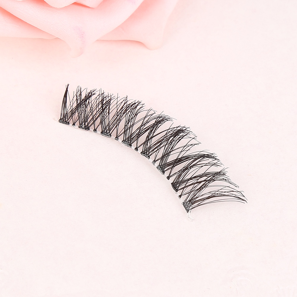 Hàng Có Sẵn Lông Mi Giả Sợi Chéo Tự Nhiên Lông Mi Chéo Dài Thủ Công 5 Cặp Thanh Toán Khi Nhận Hàng