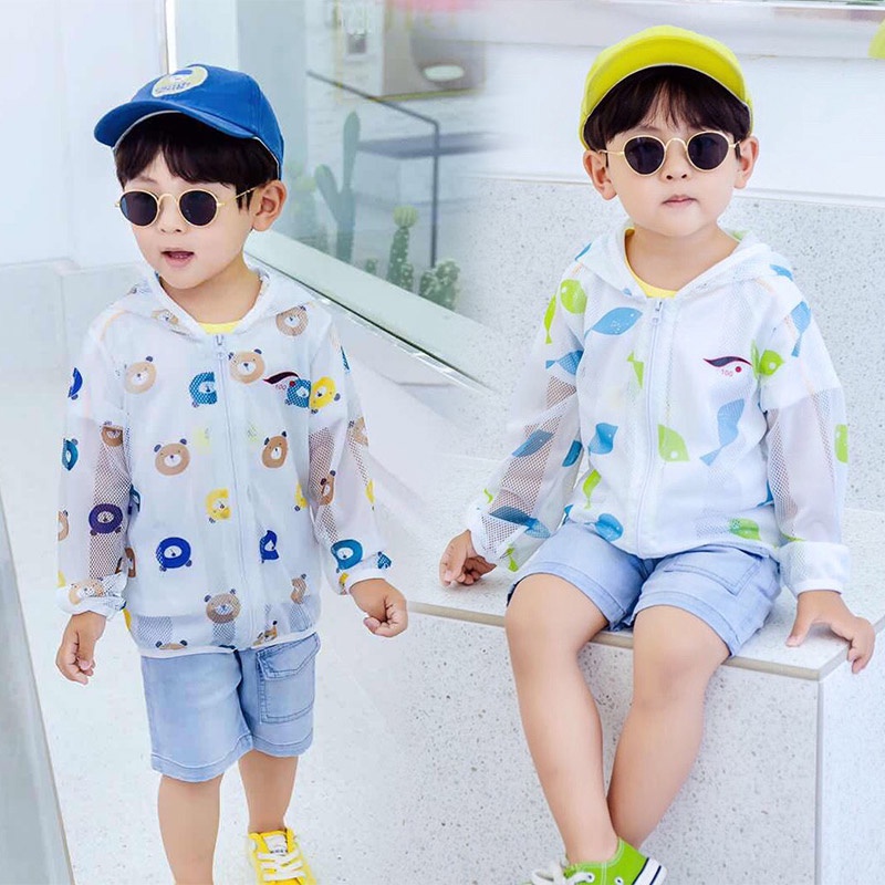 Áo khoác AMILA chống nắng thoáng khí thời trang mùa hè dành cho trẻ em