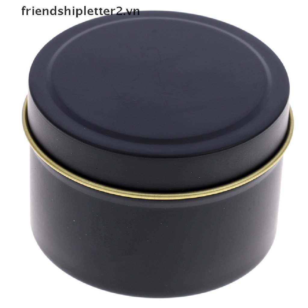 Hộp Thiếc Nhôm Tròn 4Oz Có Nắp Đựng Mẫu Thử Mỹ Phẩm DIY