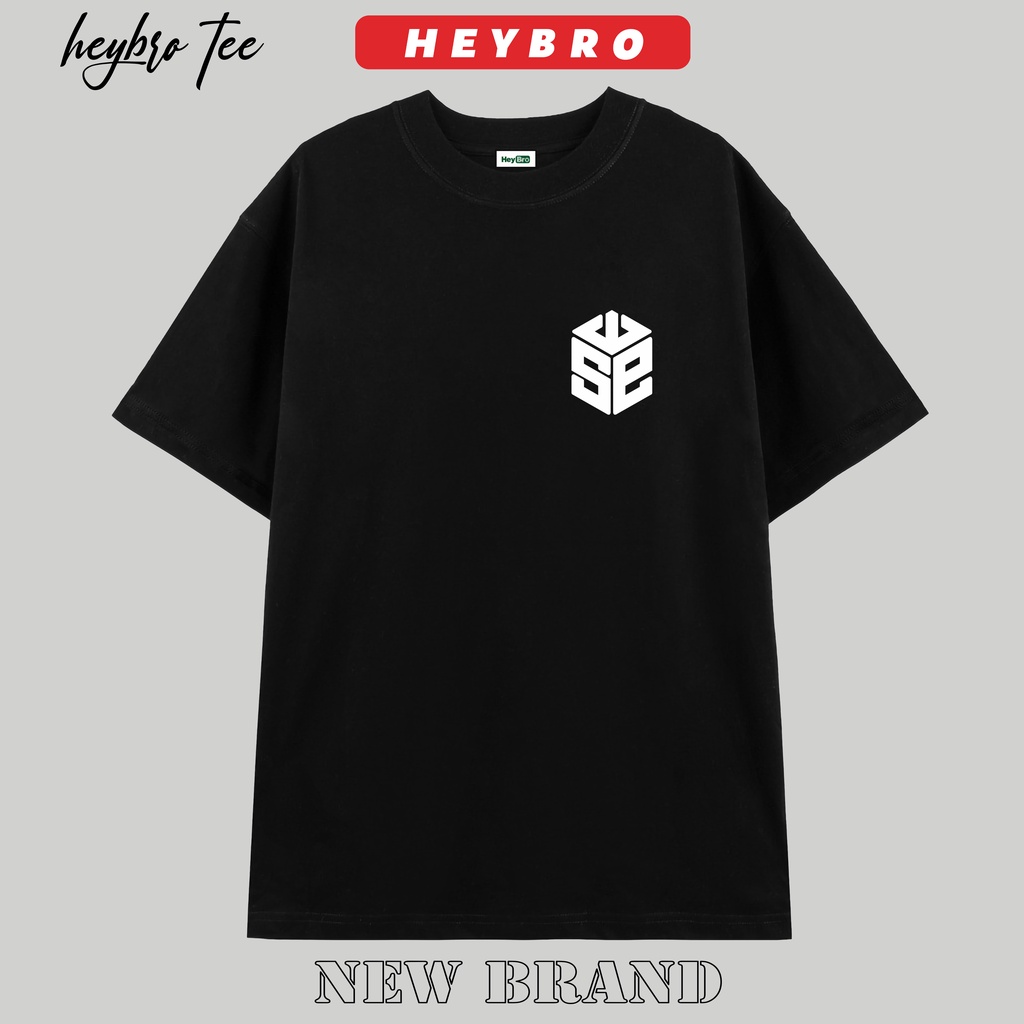 Áo thun unisex nam nữ tay lỡ form rộng Local Brand HEYBRO / LOGO