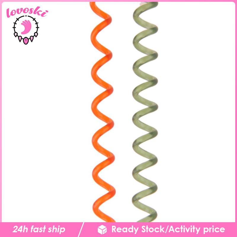 [Lovoski] Dây Móc Khóa Xoắn Ốc Có Thể Kéo Dài