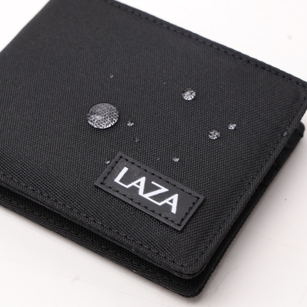 Ví canvas trượt nước unisex LAZA Alan Wallet 557 - Ngang ( Đựng được 4 - 6 thẻ tối ưu ) - Bảo hành chính hãng